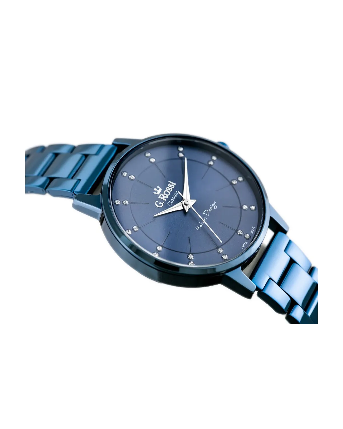 ZEGAREK G. ROSSI - C11715B-6F1 (zg777e) blue + BOX