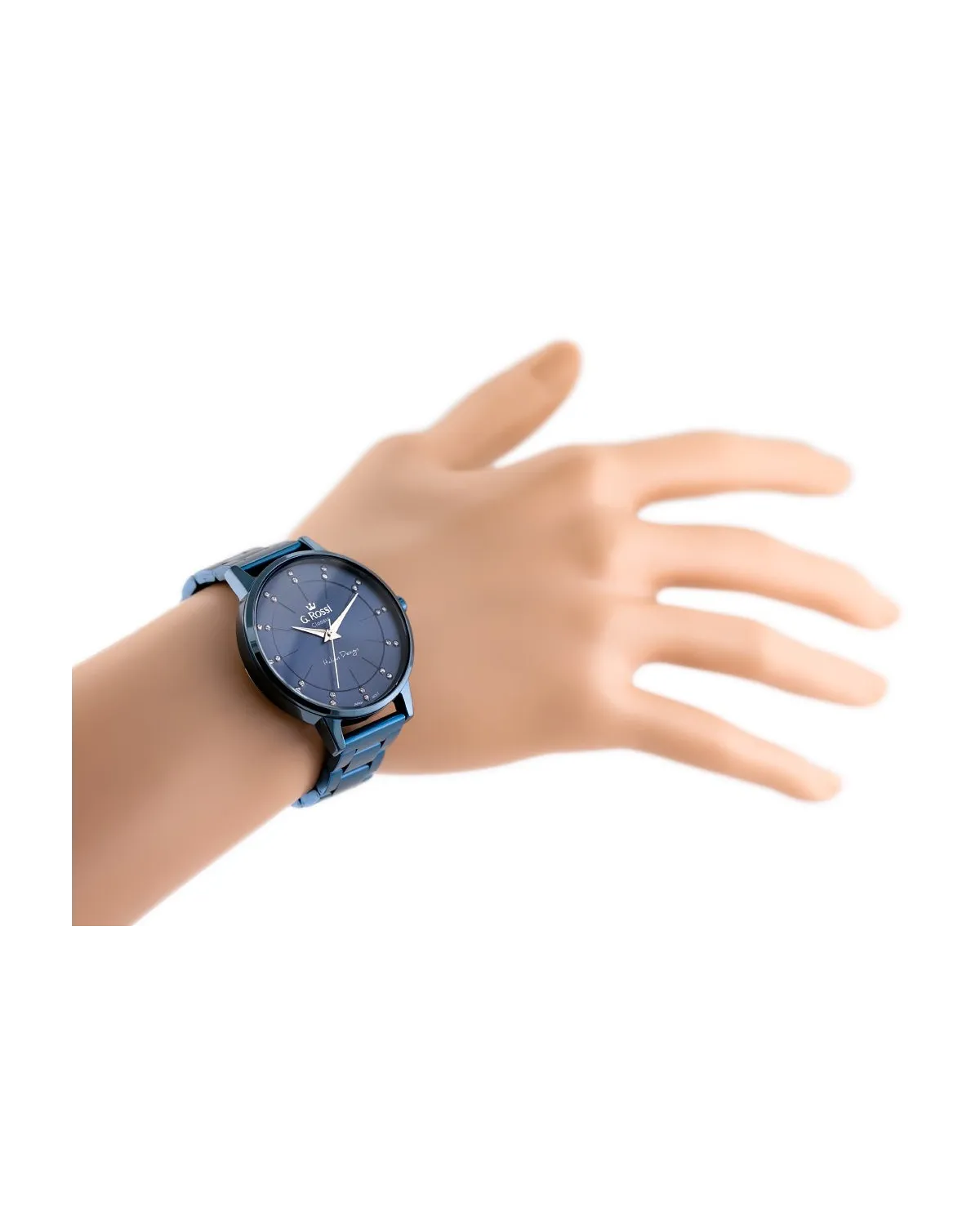 ZEGAREK G. ROSSI - C11715B-6F1 (zg777e) blue + BOX
