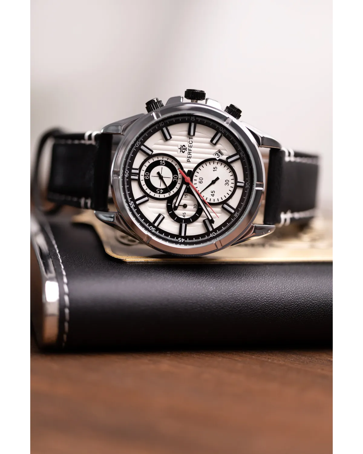ZEGAREK MĘSKI PERFECT CH03L - CHRONOGRAF (zp352e) + BOX
