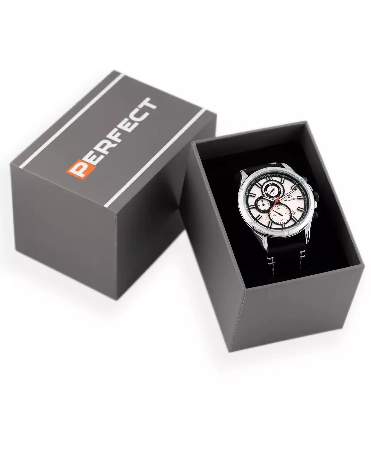 ZEGAREK MĘSKI PERFECT CH03L - CHRONOGRAF (zp352e) + BOX