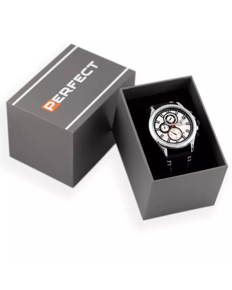 ZEGAREK MĘSKI PERFECT CH03L - CHRONOGRAF (zp352e) + BOX