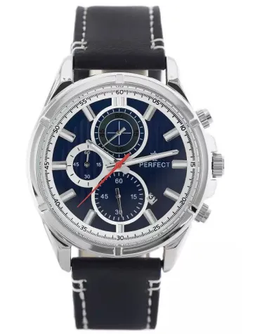ZEGAREK MĘSKI PERFECT CH03L - CHRONOGRAF (zp352f) + BOX