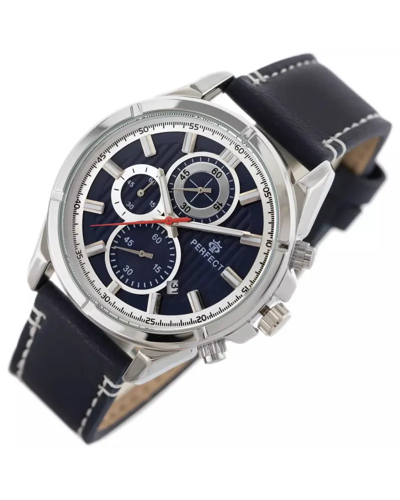 ZEGAREK MĘSKI PERFECT CH03L - CHRONOGRAF (zp352f) + BOX