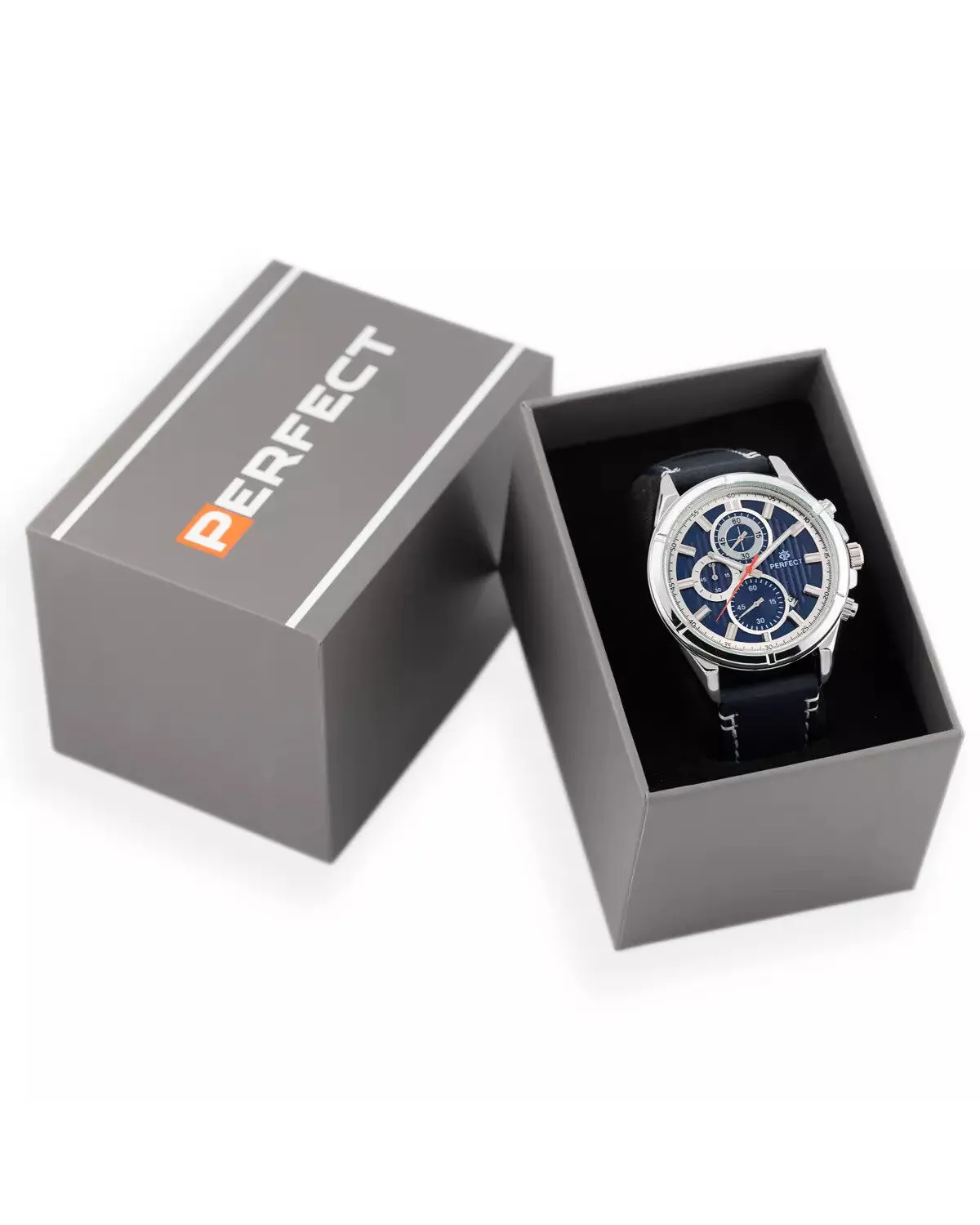 ZEGAREK MĘSKI PERFECT CH03L - CHRONOGRAF (zp352f) + BOX