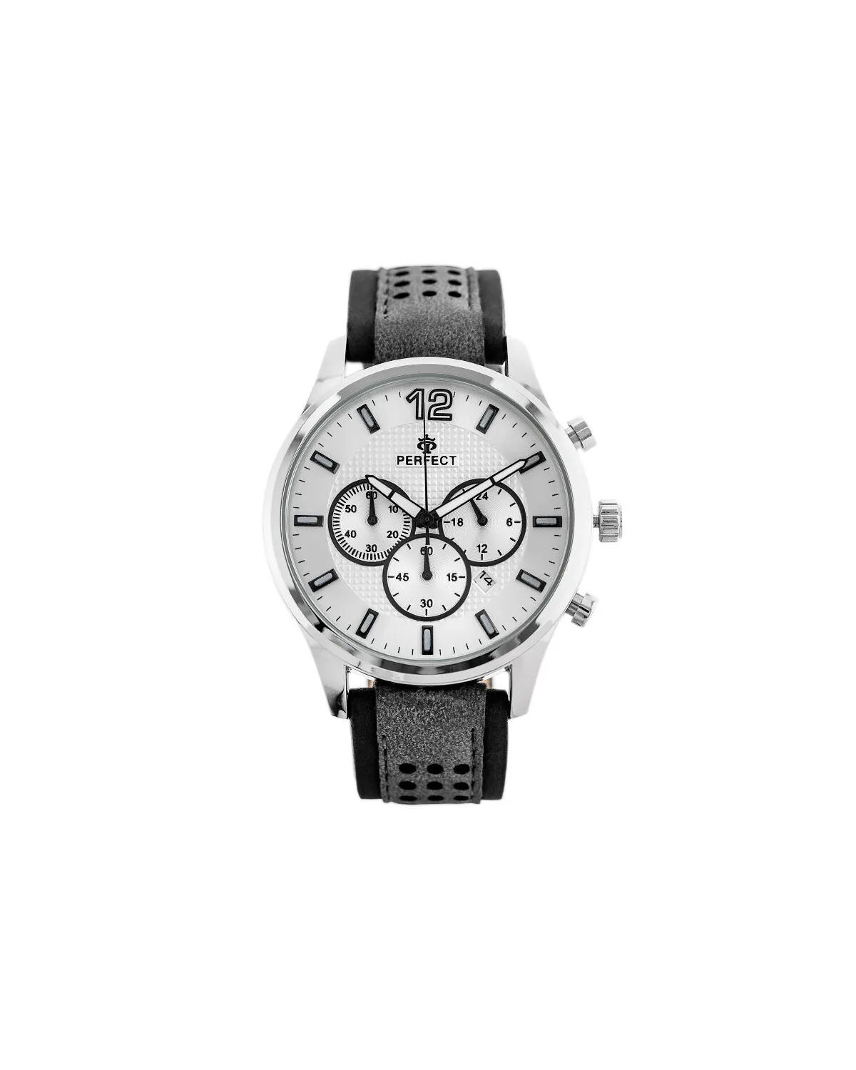 ZEGAREK MĘSKI PERFECT CH01L - CHRONOGRAF (zp354f) + BOX ZEGAREK MĘSKI PERFECT CH01L - CHRONOGRAF (zp354f) + BOX