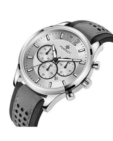 ZEGAREK MĘSKI PERFECT CH01L - CHRONOGRAF (zp354f) + BOX ZEGAREK MĘSKI PERFECT CH01L - CHRONOGRAF (zp354f) + BOX