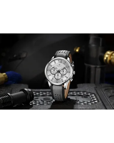 ZEGAREK MĘSKI PERFECT CH01L - CHRONOGRAF (zp354f) + BOX ZEGAREK MĘSKI PERFECT CH01L - CHRONOGRAF (zp354f) + BOX