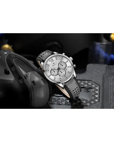 ZEGAREK MĘSKI PERFECT CH01L - CHRONOGRAF (zp354f) + BOX ZEGAREK MĘSKI PERFECT CH01L - CHRONOGRAF (zp354f) + BOX