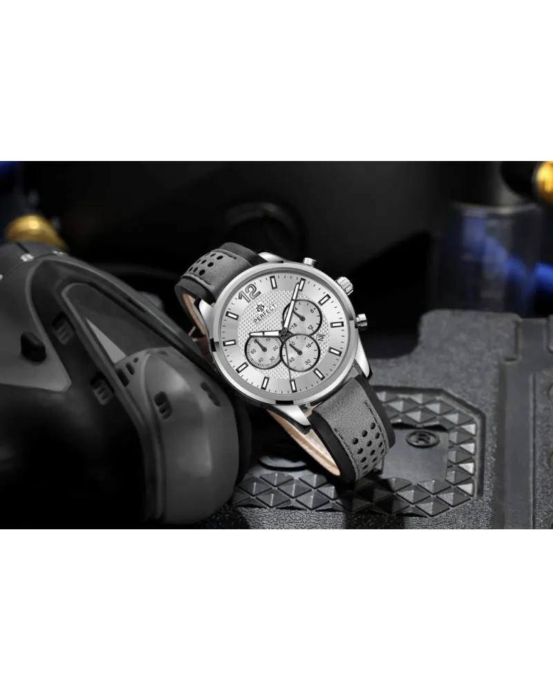 ZEGAREK MĘSKI PERFECT CH01L - CHRONOGRAF (zp354f) + BOX ZEGAREK MĘSKI PERFECT CH01L - CHRONOGRAF (zp354f) + BOX