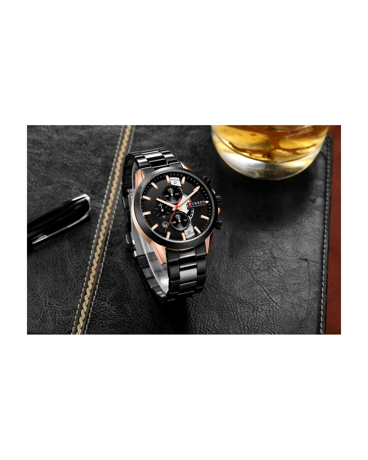 ZEGAREK MĘSKI CURREN 8325 (zc021b) - CHRONOGRAF