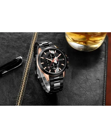 ZEGAREK MĘSKI CURREN 8325 (zc021b) - CHRONOGRAF