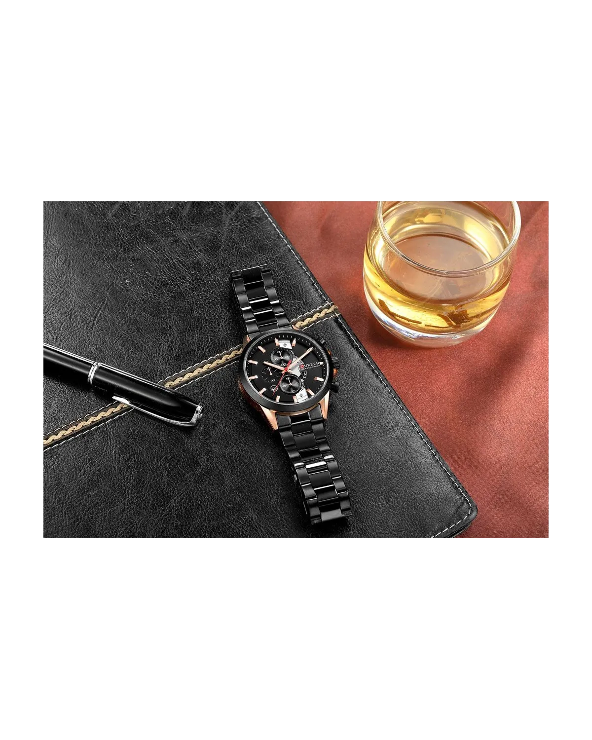 ZEGAREK MĘSKI CURREN 8325 (zc021b) - CHRONOGRAF