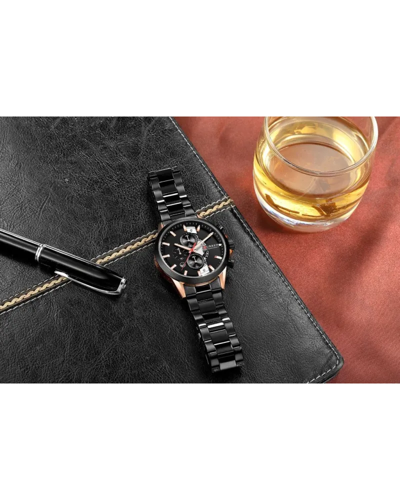 ZEGAREK MĘSKI CURREN 8325 (zc021b) - CHRONOGRAF