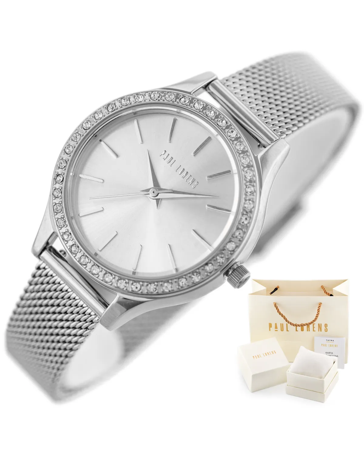 ZEGAREK DAMSKI PAUL LORENS - PL10482B2-3C1 (zg504a) + BOX