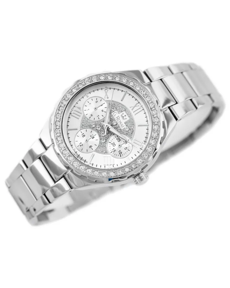 ZEGAREK G. ROSSI - ALORE (zg646a) silver + BOX