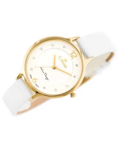 ZEGAREK DAMSKI G. ROSSI - 10411A-3C2 NA PASKU (zg714b) + BOX