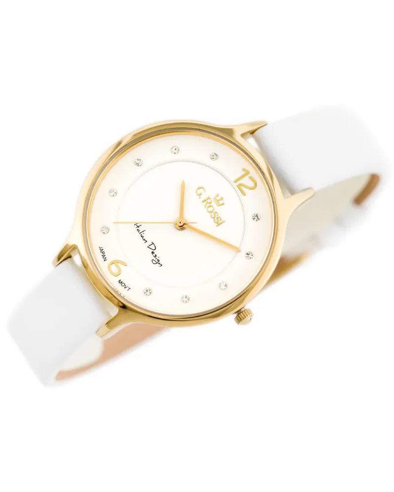 ZEGAREK DAMSKI G. ROSSI - 10411A-3C2 NA PASKU (zg714b) + BOX