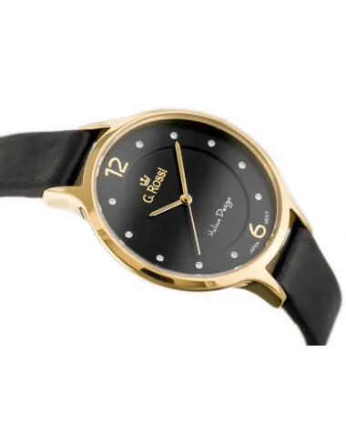ZEGAREK DAMSKI  G. ROSSI 10411A-1A2 NA PASKU (zg714f) + BOX