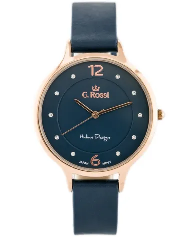 ZEGAREK DAMSKI G. ROSSI - 10411A-6F3 NA PASKU  (zg714g) + BOX