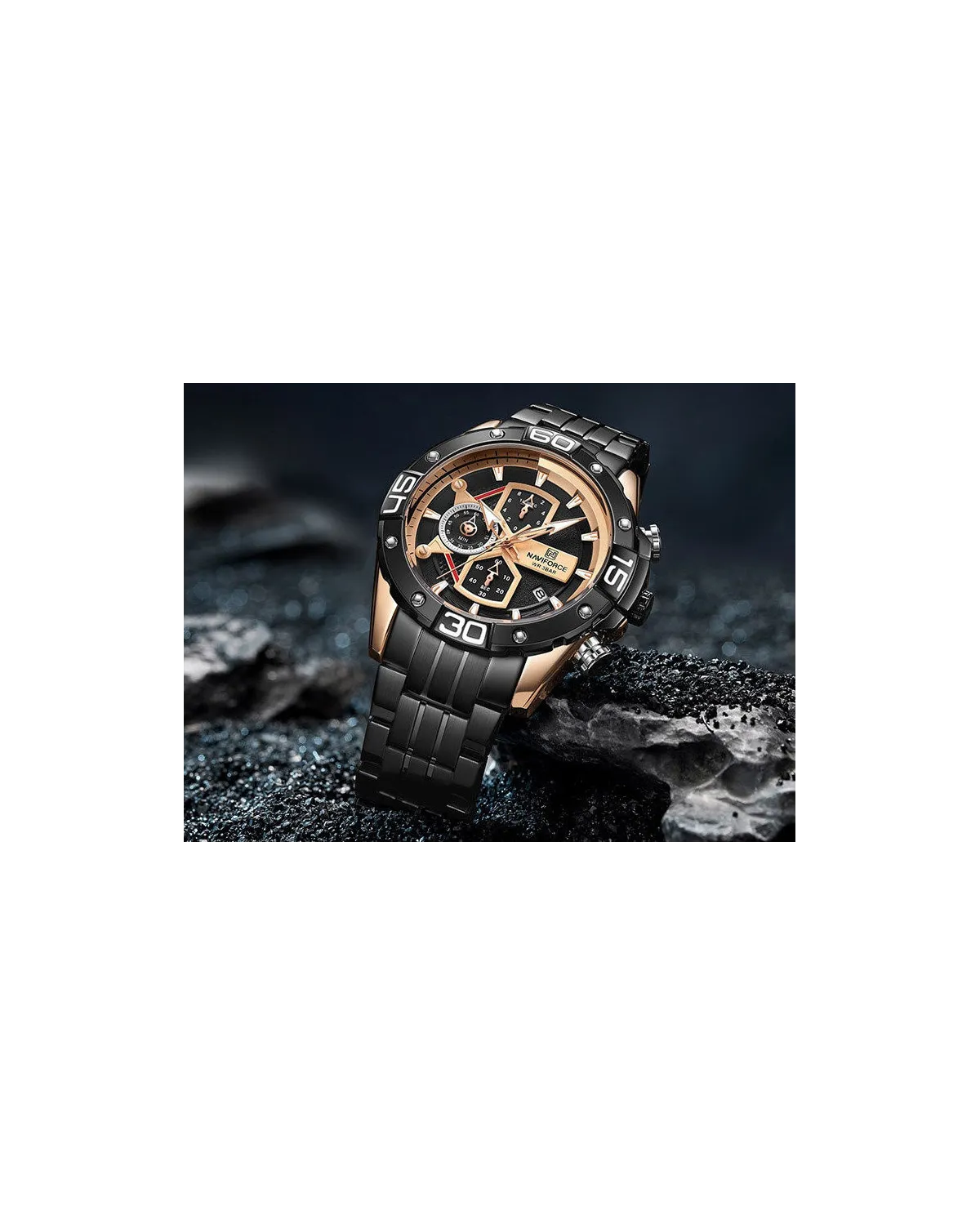 ZEGAREK MĘSKI NAVIFORCE NF8018 - CHRONOGRAF (zn122c) + BOX ZEGAREK MĘSKI NAVIFORCE NF8018 - CHRONOGRAF (zn122c) + BOX