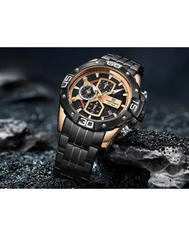 ZEGAREK MĘSKI NAVIFORCE NF8018 - CHRONOGRAF (zn122c) + BOX ZEGAREK MĘSKI NAVIFORCE NF8018 - CHRONOGRAF (zn122c) + BOX