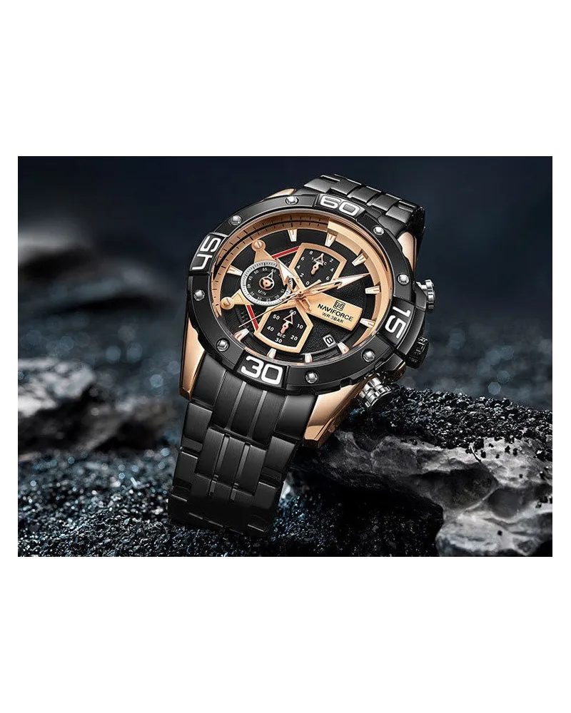 ZEGAREK MĘSKI NAVIFORCE NF8018 - CHRONOGRAF (zn122c) + BOX ZEGAREK MĘSKI NAVIFORCE NF8018 - CHRONOGRAF (zn122c) + BOX