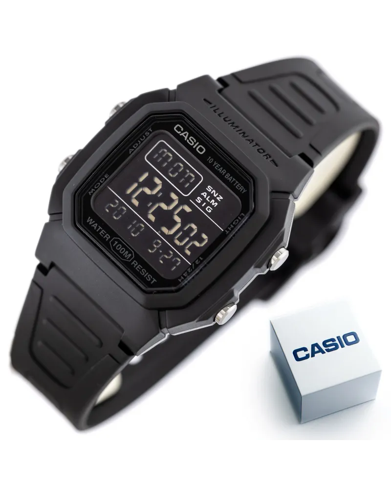 ZEGAREK MĘSKI CASIO W-800H-1BVES KLASYKA + BOX ZEGAREK MĘSKI CASIO W-800H-1BVES KLASYKA + BOX