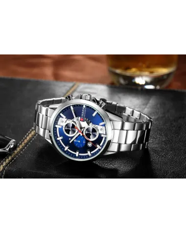 ZEGAREK MĘSKI CURREN 8325 (zc021a) - CHRONOGRAF ZEGAREK MĘSKI CURREN 8325 (zc021a) - CHRONOGRAF