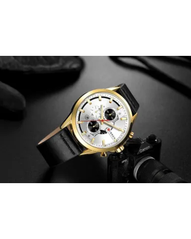 ZEGAREK MĘSKI CURREN 8325 (zc024a) - CHRONOGRAF