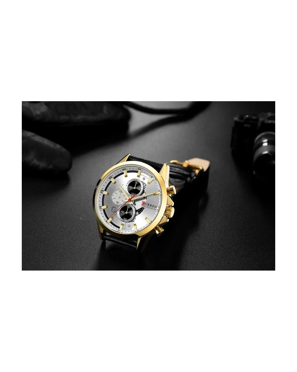 ZEGAREK MĘSKI CURREN 8325 (zc024a) - CHRONOGRAF