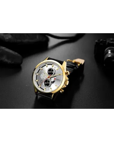 ZEGAREK MĘSKI CURREN 8325 (zc024a) - CHRONOGRAF