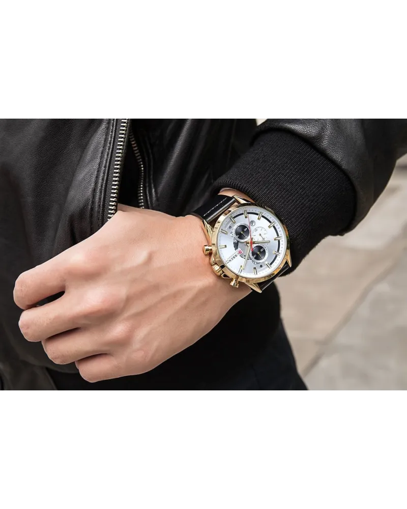 ZEGAREK MĘSKI CURREN 8325 (zc024a) - CHRONOGRAF