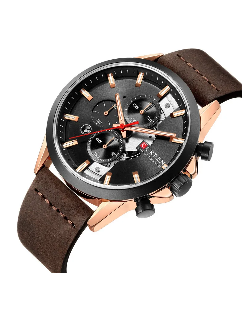 ZEGAREK MĘSKI CURREN 8325 (zc024d) - CHRONOGRAF