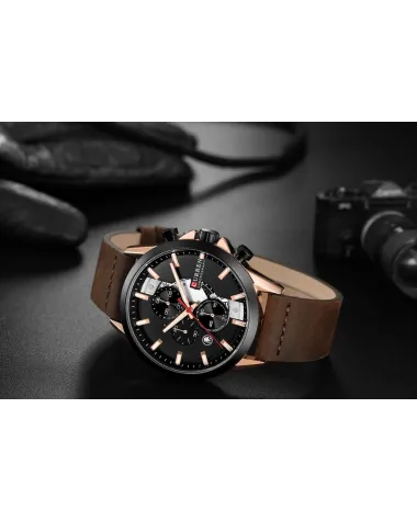 ZEGAREK MĘSKI CURREN 8325 (zc024d) - CHRONOGRAF