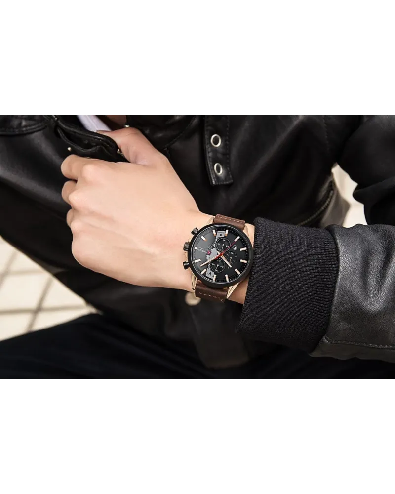 ZEGAREK MĘSKI CURREN 8325 (zc024d) - CHRONOGRAF