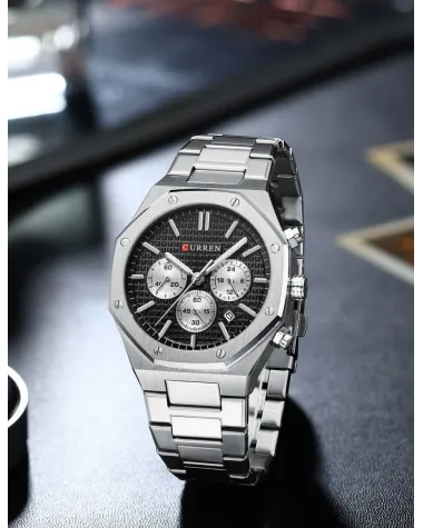 ZEGAREK MĘSKI CURREN 8440 CHRONO (zc047b) + BOX