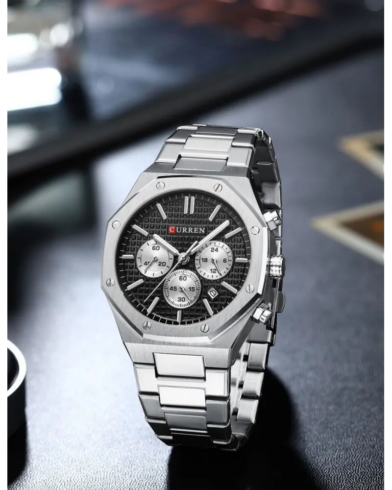 ZEGAREK MĘSKI CURREN 8440 CHRONO (zc047b) + BOX
