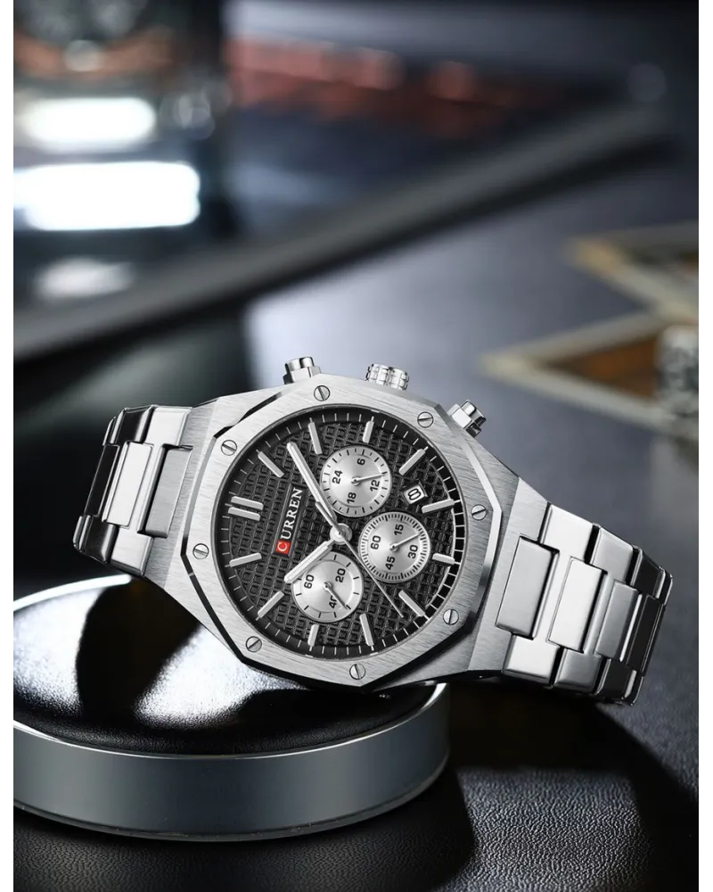ZEGAREK MĘSKI CURREN 8440 CHRONO (zc047b) + BOX