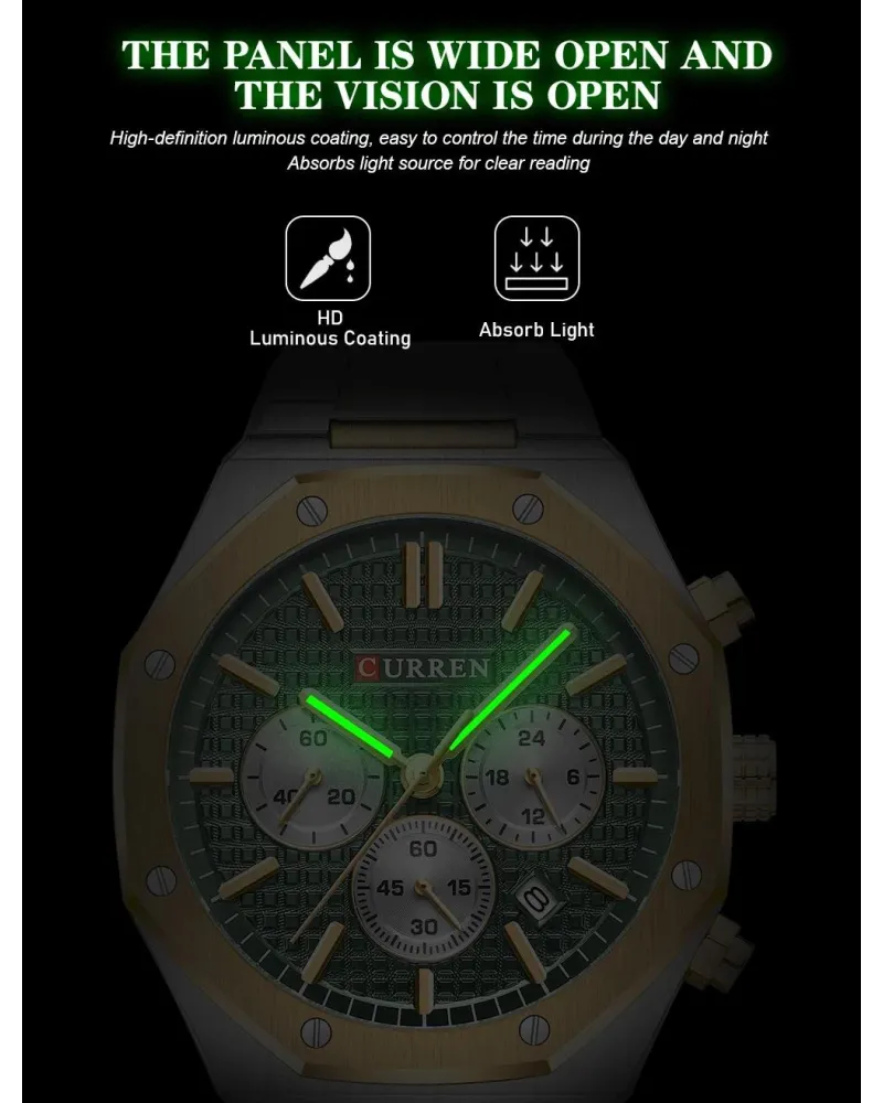 ZEGAREK MĘSKI CURREN 8440 CHRONO (zc047b) + BOX