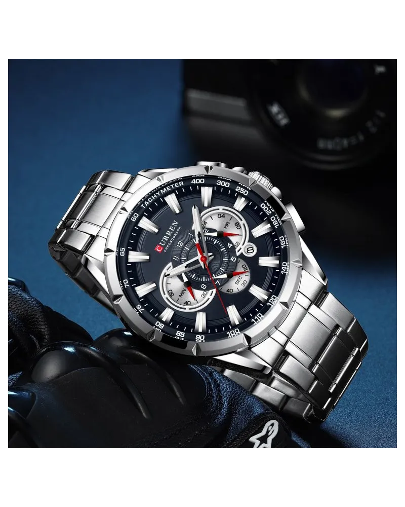 ZEGAREK MĘSKI CURREN 8363 (zc018a) - CHRONOGRAF