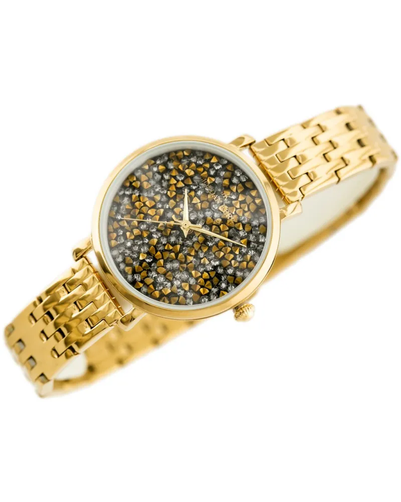 ZEGAREK DAMSKI JORDAN KERR - SS357 (zj926f) gold/graphite ZEGAREK DAMSKI JORDAN KERR - SS357 (zj926f) gold/graphite