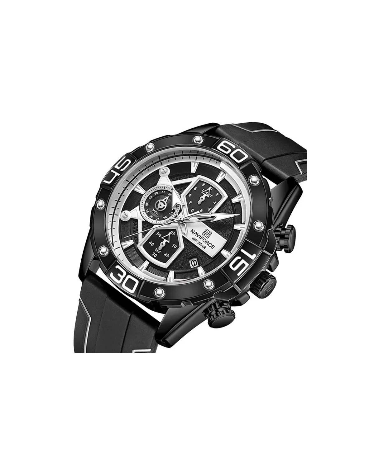 ZEGAREK MĘSKI NAVIFORCE NF8018T - CHRONOGRAF (zn123a) + BOX