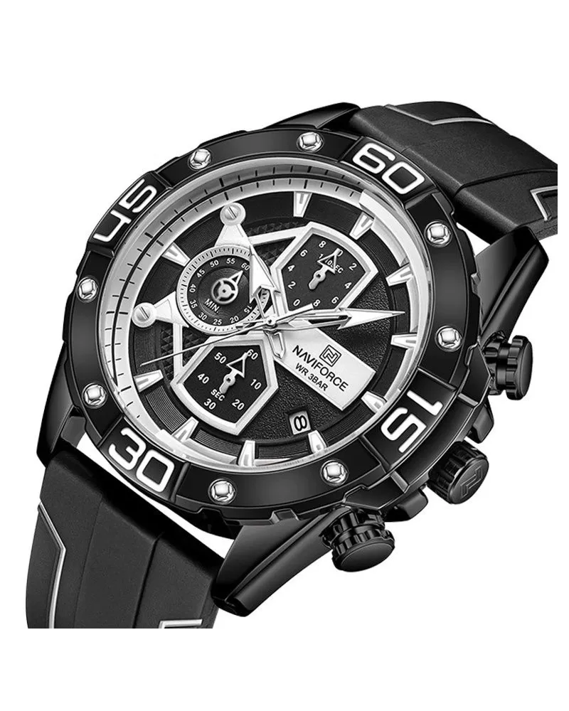 ZEGAREK MĘSKI NAVIFORCE NF8018T - CHRONOGRAF (zn123a) + BOX