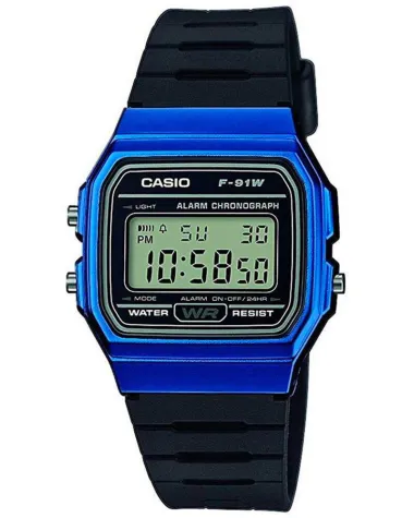 ZEGAREK MĘSKI CASIO F-91WM-2ADF (zd102e)  + BOX