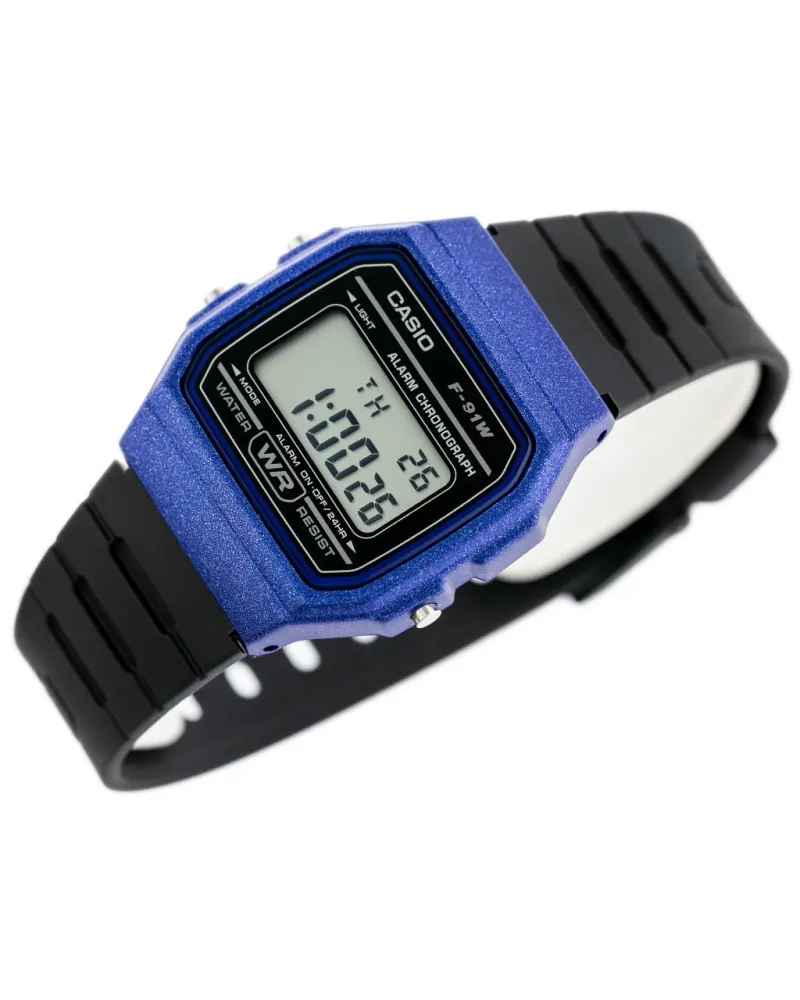 ZEGAREK MĘSKI CASIO F-91WM-2ADF (zd102e)  + BOX