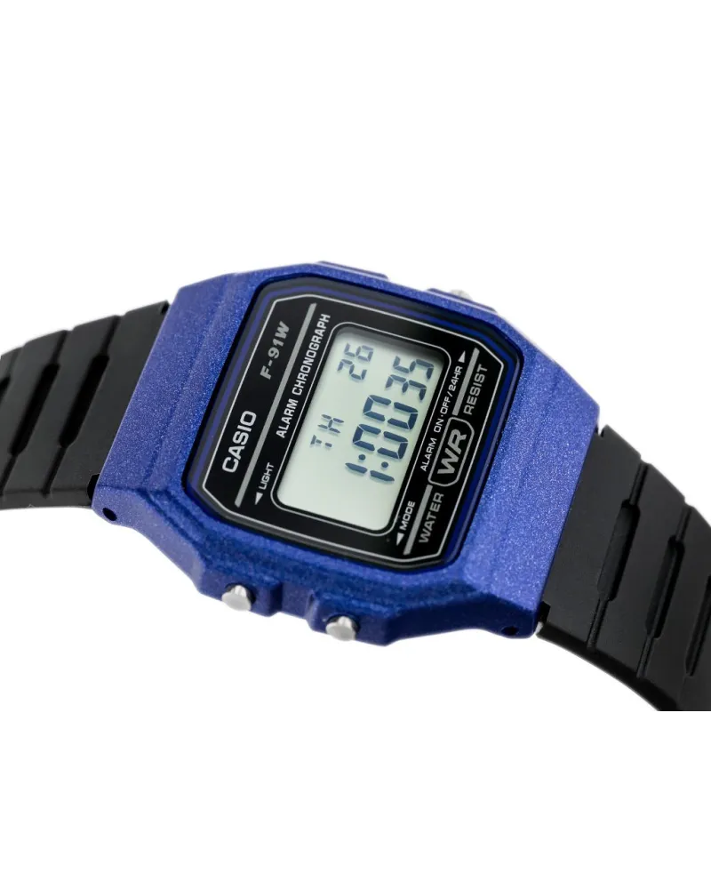 ZEGAREK MĘSKI CASIO F-91WM-2ADF (zd102e)  + BOX