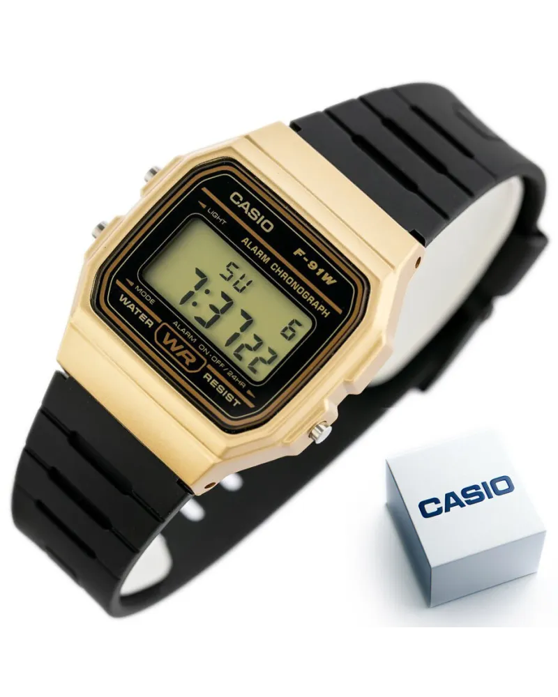ZEGAREK MĘSKI CASIO F-91WM-9A (zd102b)  + BOX