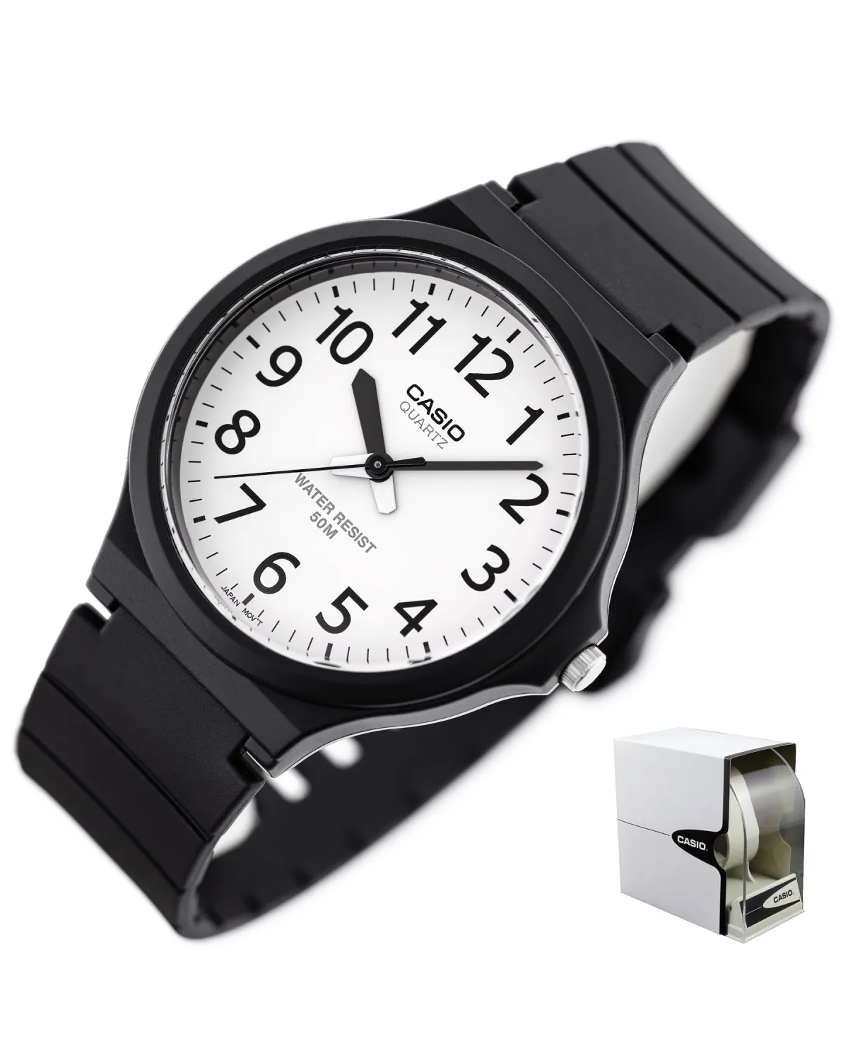 ZEGAREK MĘSKI CASIO MW-240-7B (zd166g) - KLASYKA + BOX