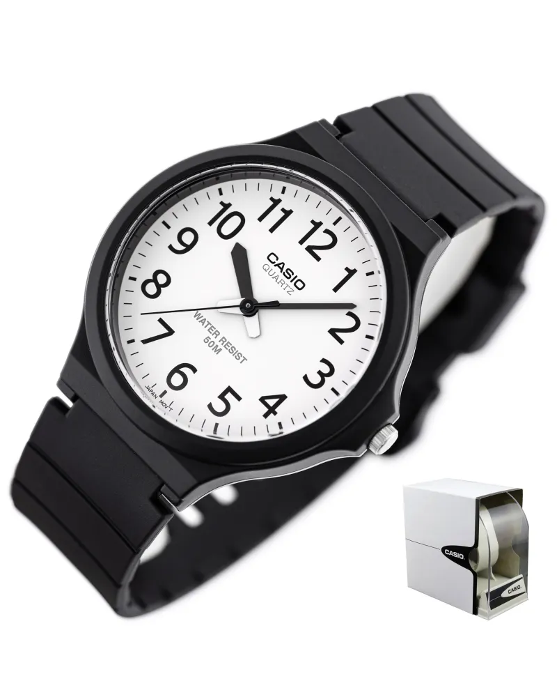 ZEGAREK MĘSKI CASIO MW-240-7B (zd166g) - KLASYKA + BOX