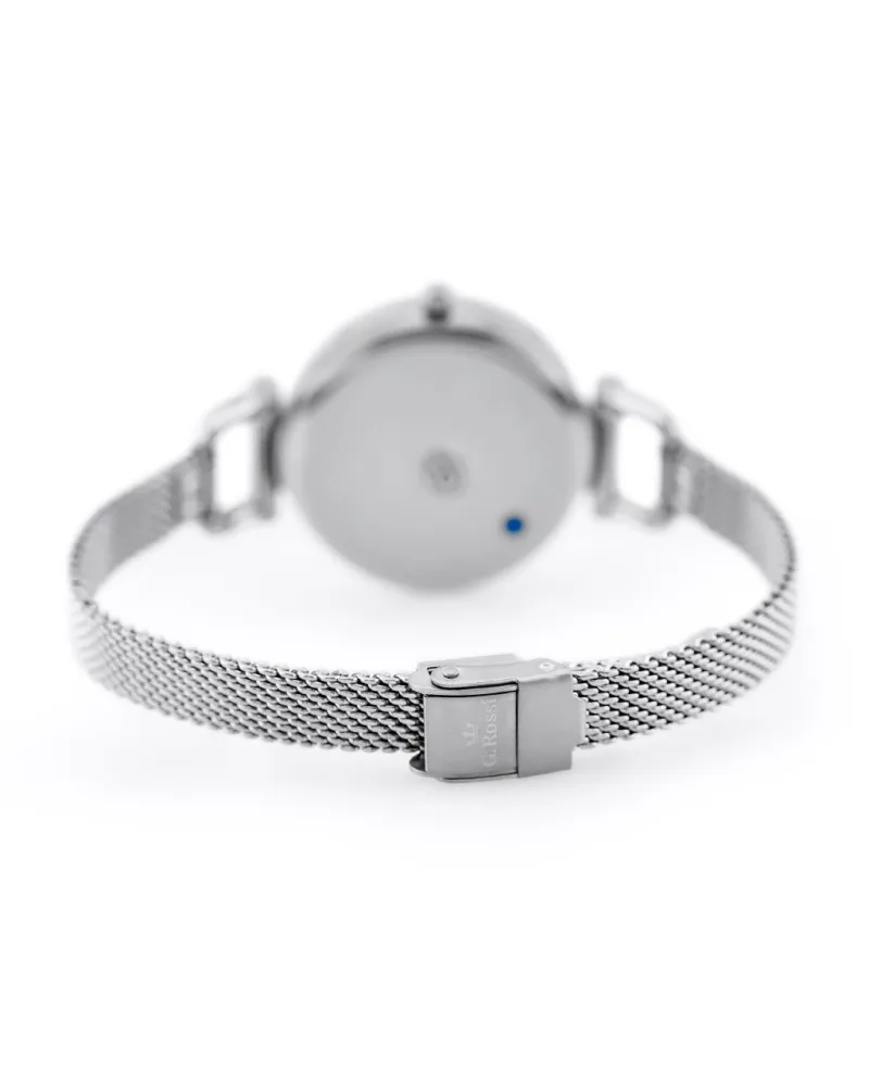 ZEGAREK G. ROSSI - LESTI - 3652B (zg772b) - silver/black + BOX